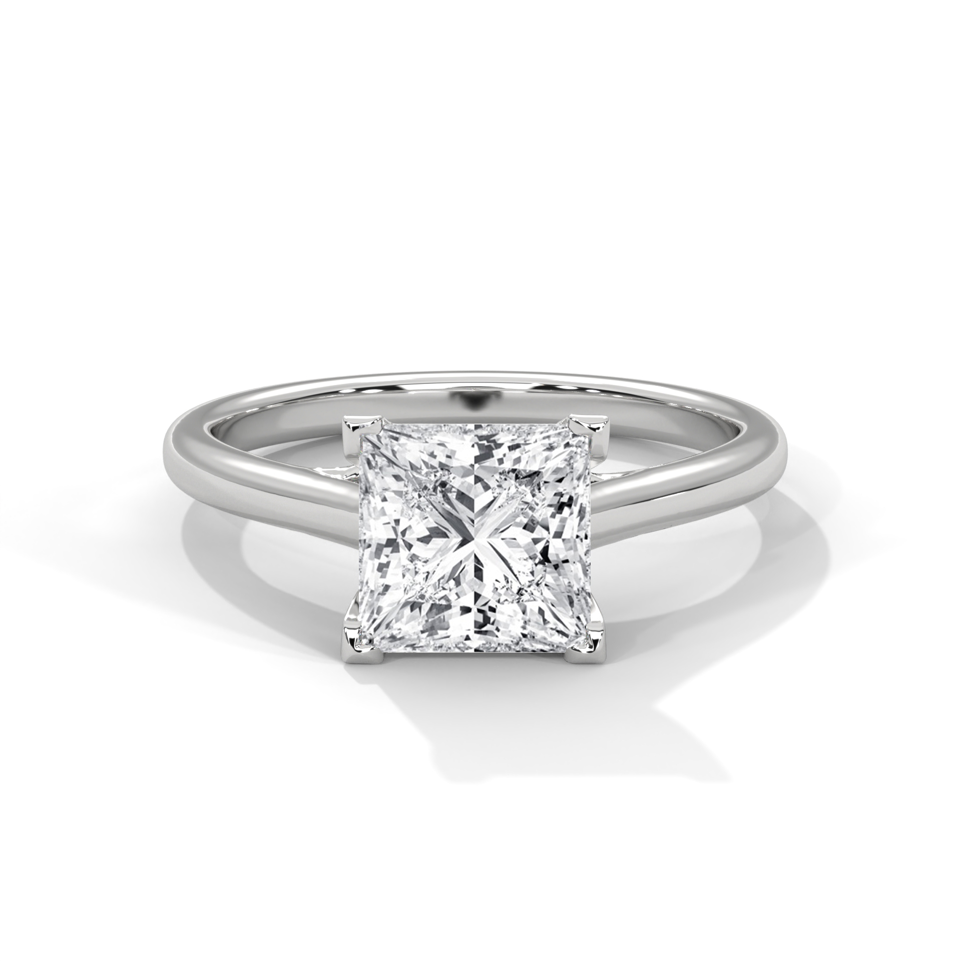 Princess Classic Solitaire Ring